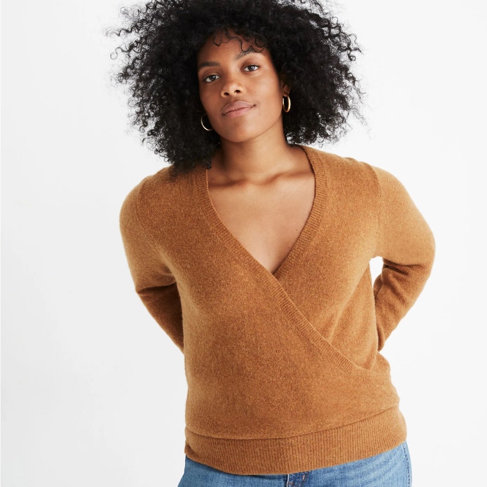 Madewell Faux Wrap Sweater